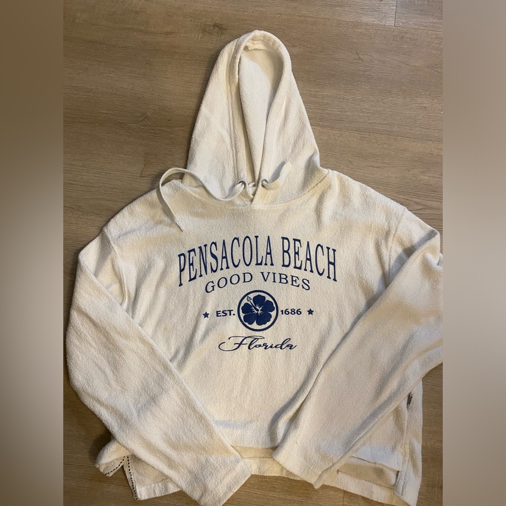 Pensacola Beach towel material Hoodie
